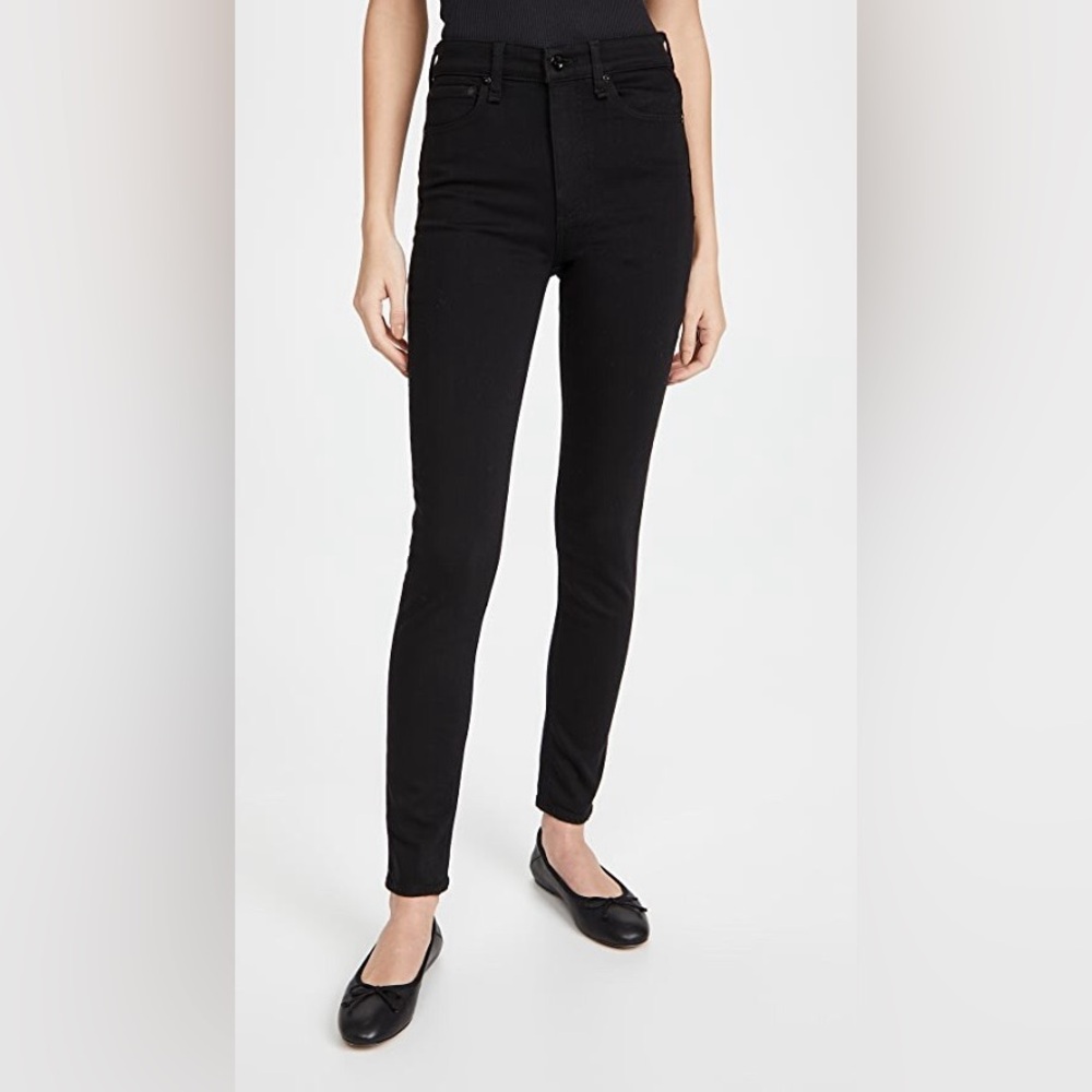 Rag & Bone high rise ankle skinny jeans